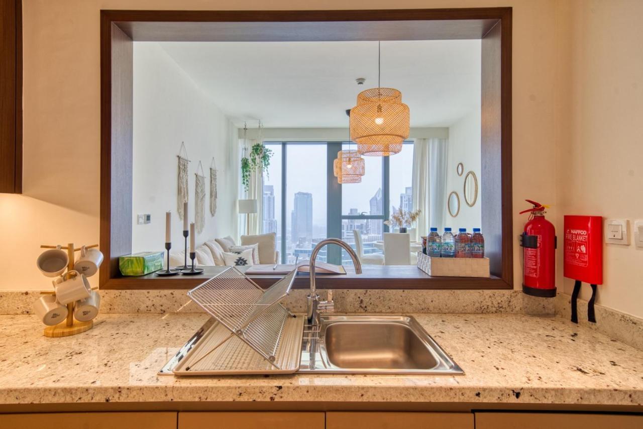 Boho-Chic Cosy 1Br, Minutes To Burj Khalifa Apartamento Dubai Exterior foto